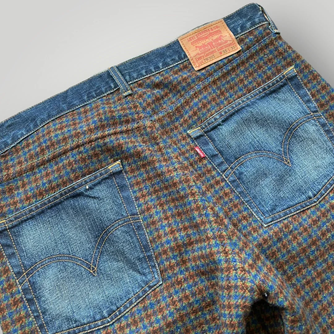 2002 Comme Des Garçons Junya Watanabe x Levi's 503 Wool Trousers 36x31"