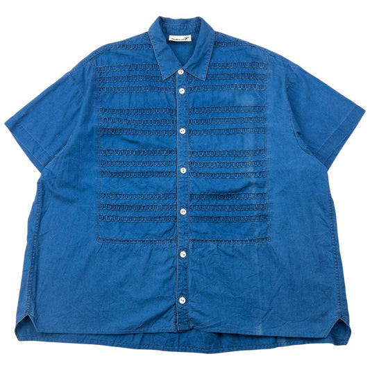 Vintage 90s Hai Sporting Gear By Issey Miyake Embroidered Button Up Shirt Size L