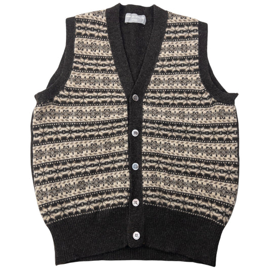 Vintage 90s Comme Des Garçons HOMME Button Up Sweater Vest Size S