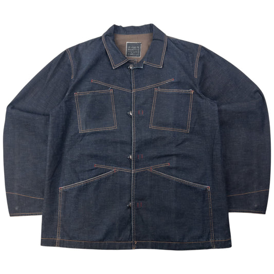 Vintage 2000s Marithe + Francois Girbaud Button Up Denim Jacket Size XL