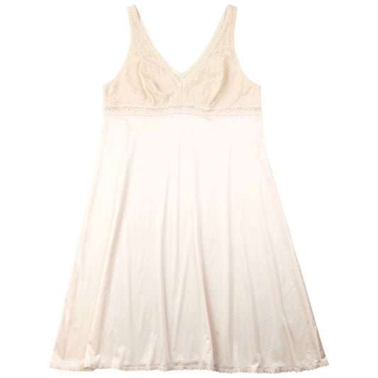 Vintage 2000s Dior Lingerie Monogram Lace Slip Dress Womens Size M | Medium, Cream