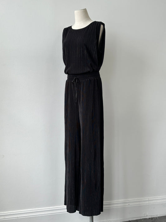 DKNY 2000s Pleated Wide Leg Two Piece Set - M/W28