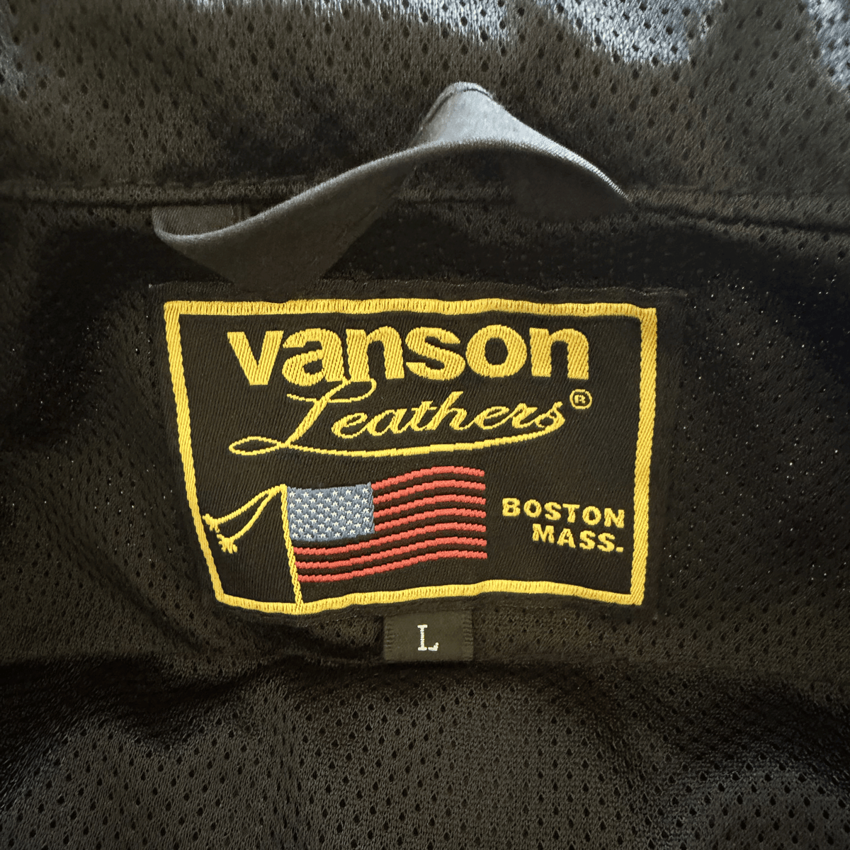 Vanson Leathers Motorcycle Mesh Racer Jacket - M | Medium, Black