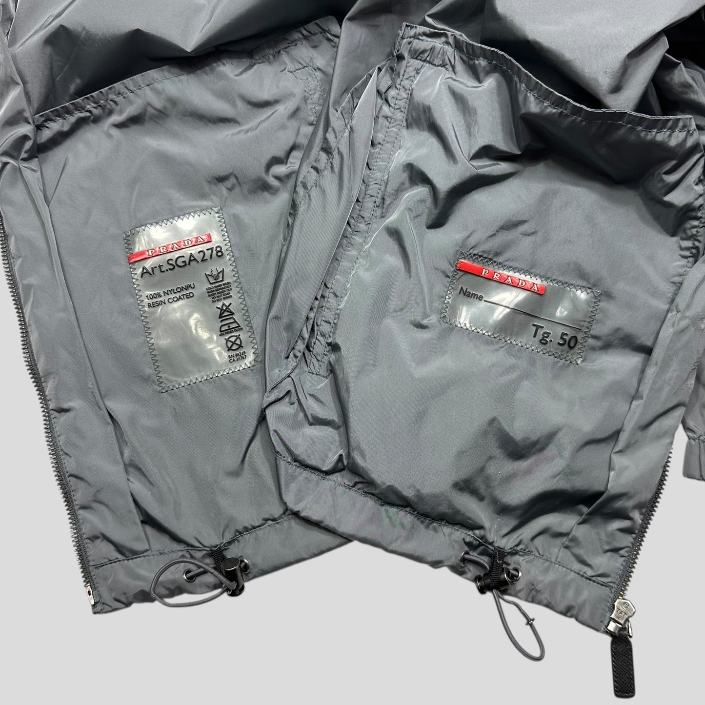 Prada Milano 2014 Metallic Grey Windbreaker - IT50 (M)