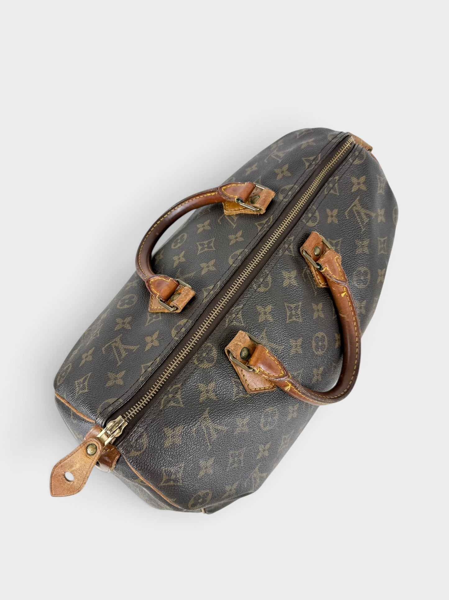 90s Louis Vuitton Speedy 35 Handbag | O/S, Brown