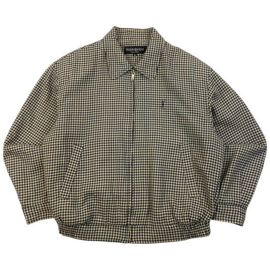 Vintage 90s YSL Yves Saint Laurent Checkered Harrington Jacket Size XS | XS, Multicoloured