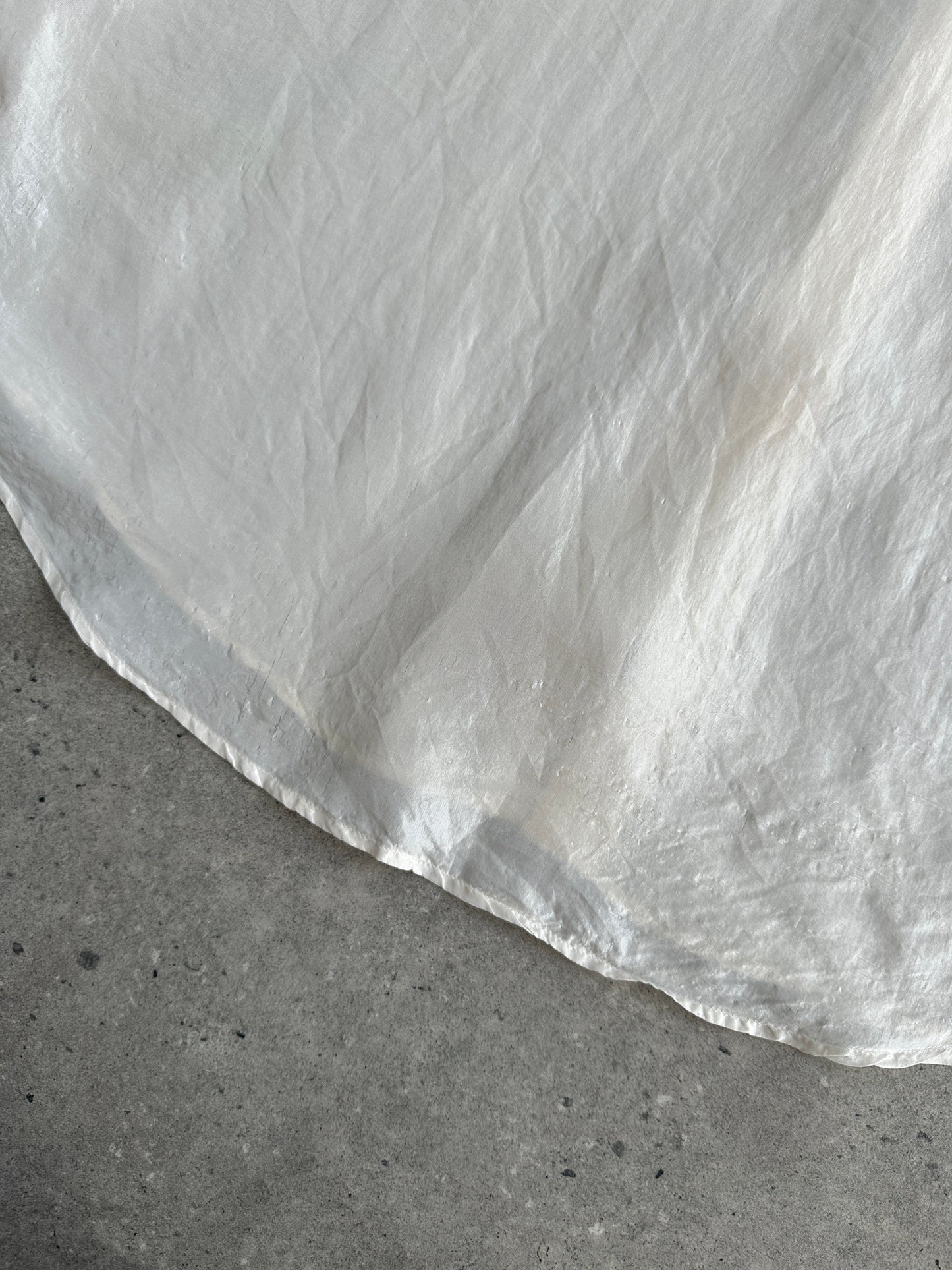 Vintage Pure Silk Short Sleeve Shirt - XL