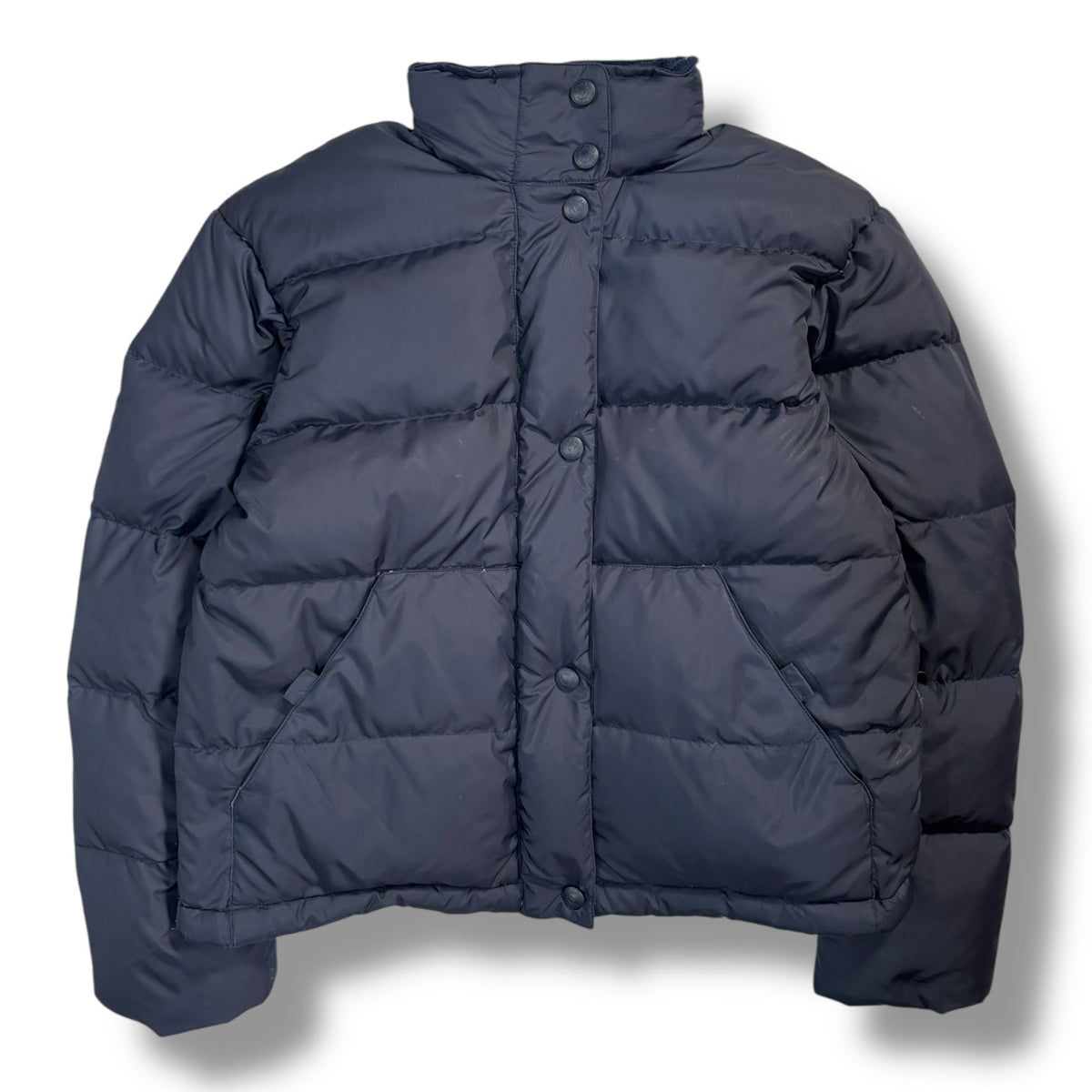 Armani Jeans 90’s Women’s Cropped Puffer Jacket M | 12, Navy