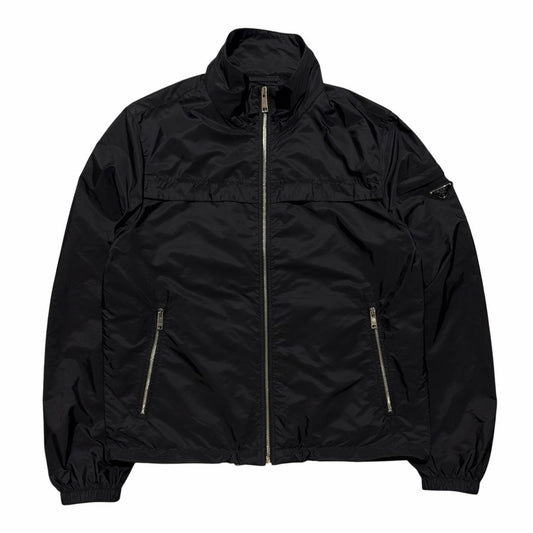 Prada Windbreaker Nylon Jacket | Medium, Black