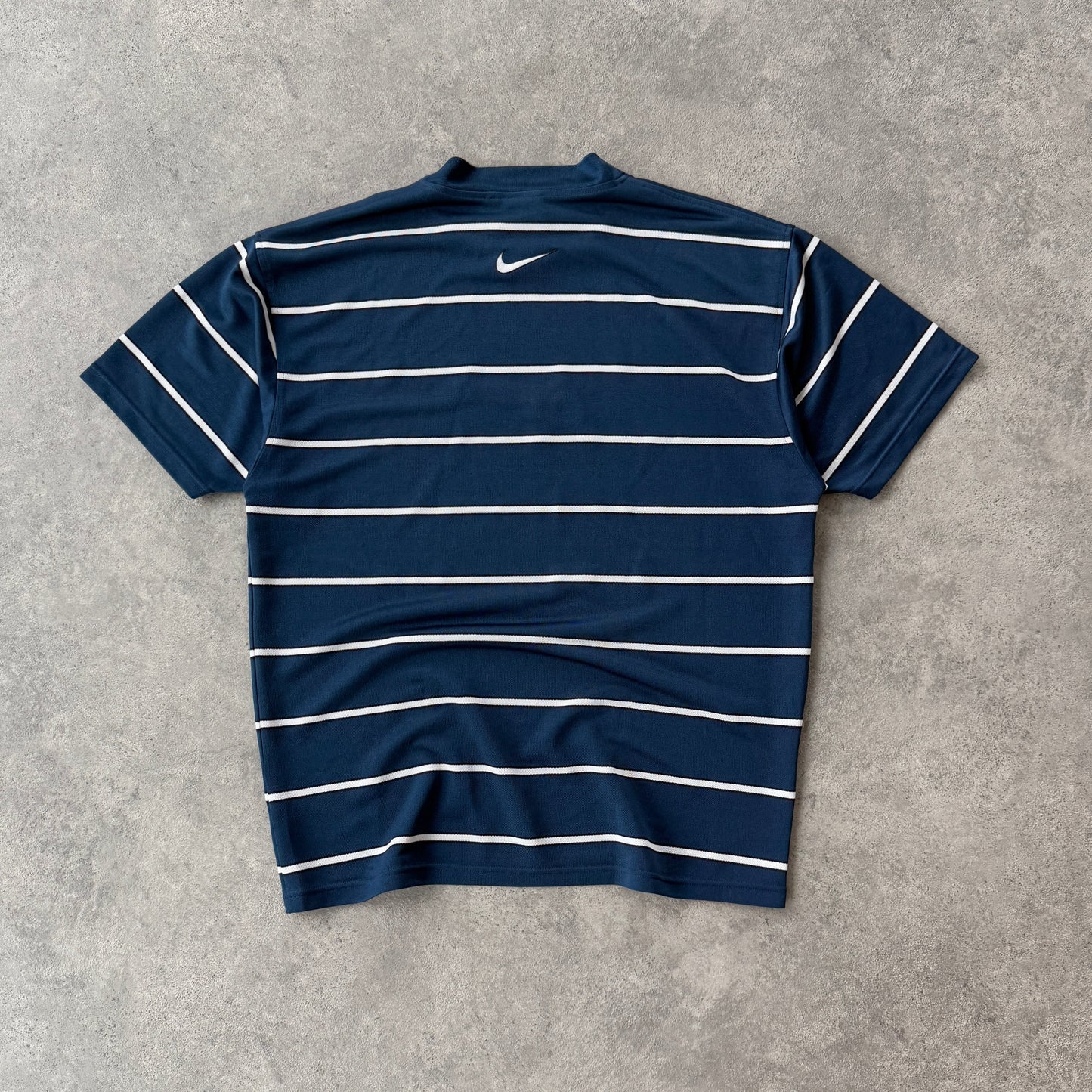 Nike RARE 1990s heavyweight striped technical t-shirt (M) | Default Title, Red
