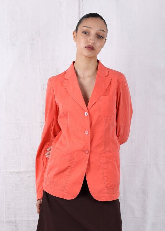 Raf Simons for Jil Sander coral blazer