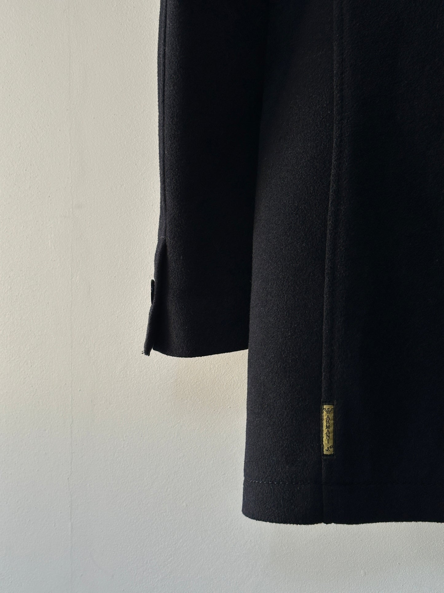 Armani Jeans Wool Double Breasted Coat - XL