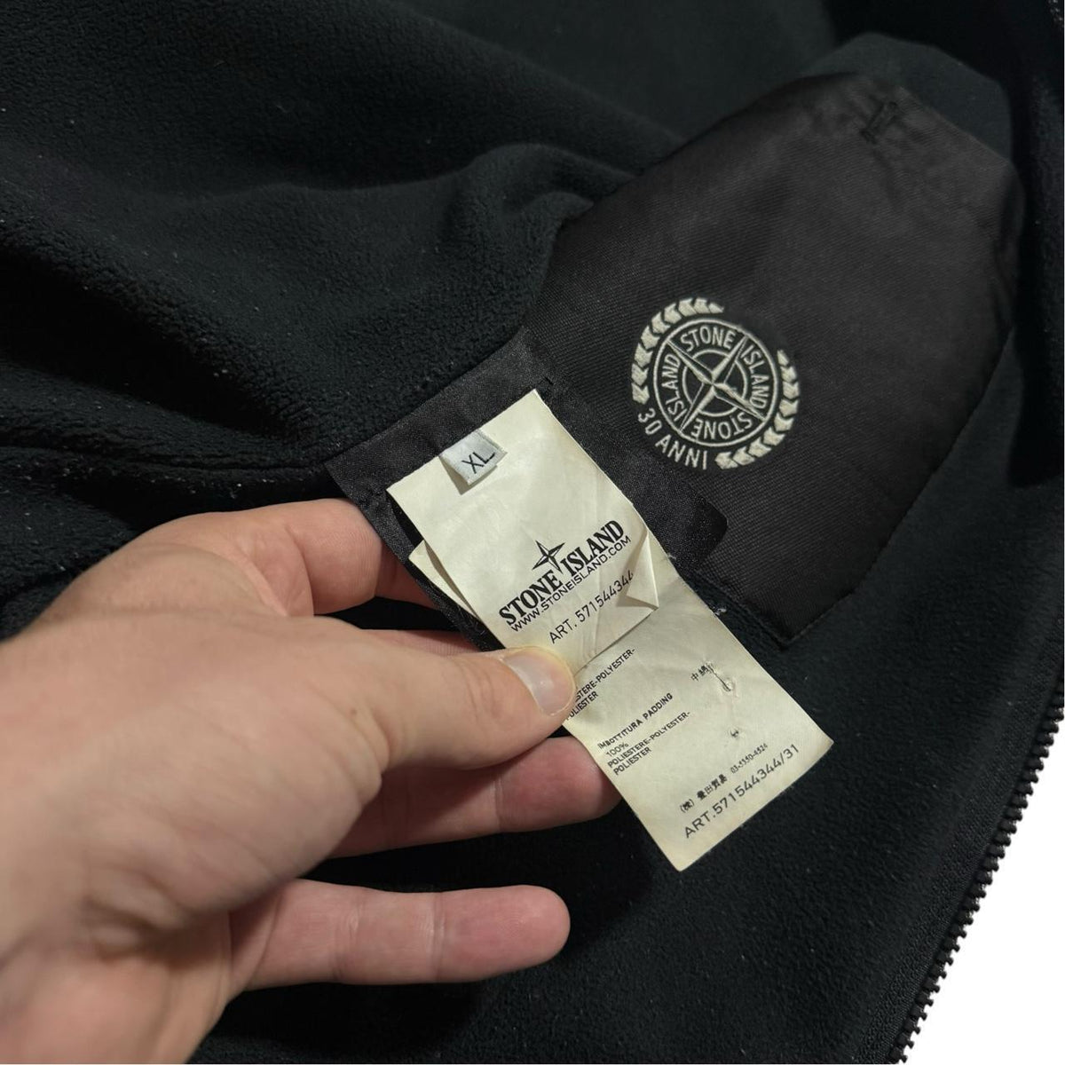 Stone Island Liquid Reflective Jacket | XL, Reflective Grey