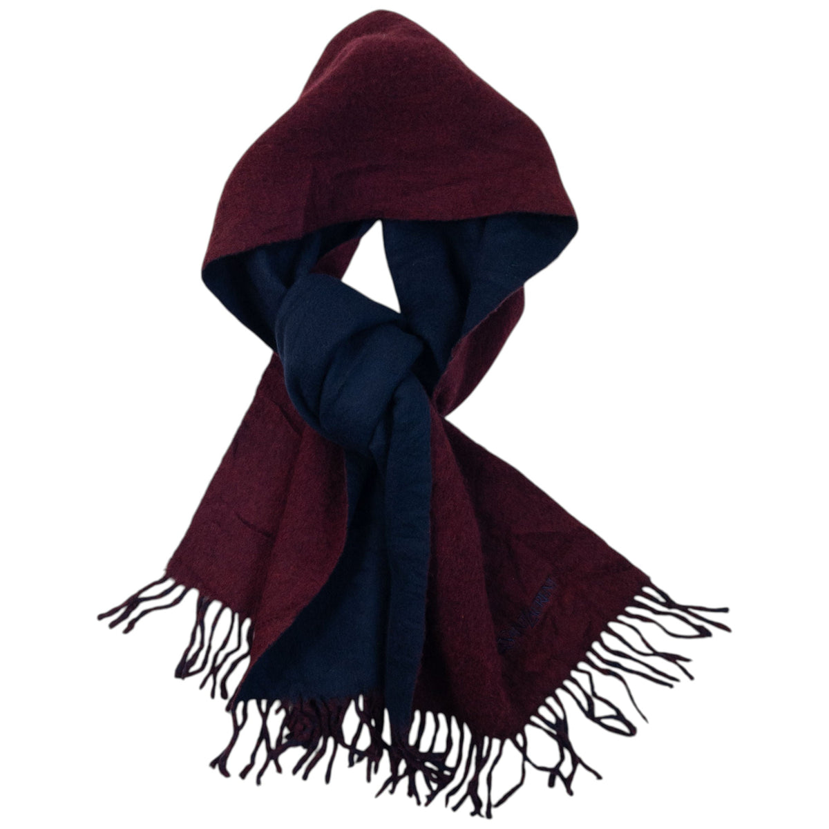 Vintage 90s YSL Yves Saint Laurent Wool Tassel Scarf | O/S, Multicoloured
