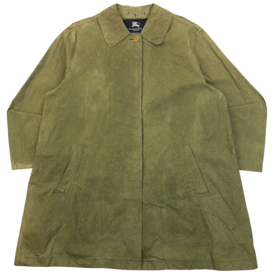 Vintage 2000s Burberry Button Up Jacket Womens Size XL | XL, Green