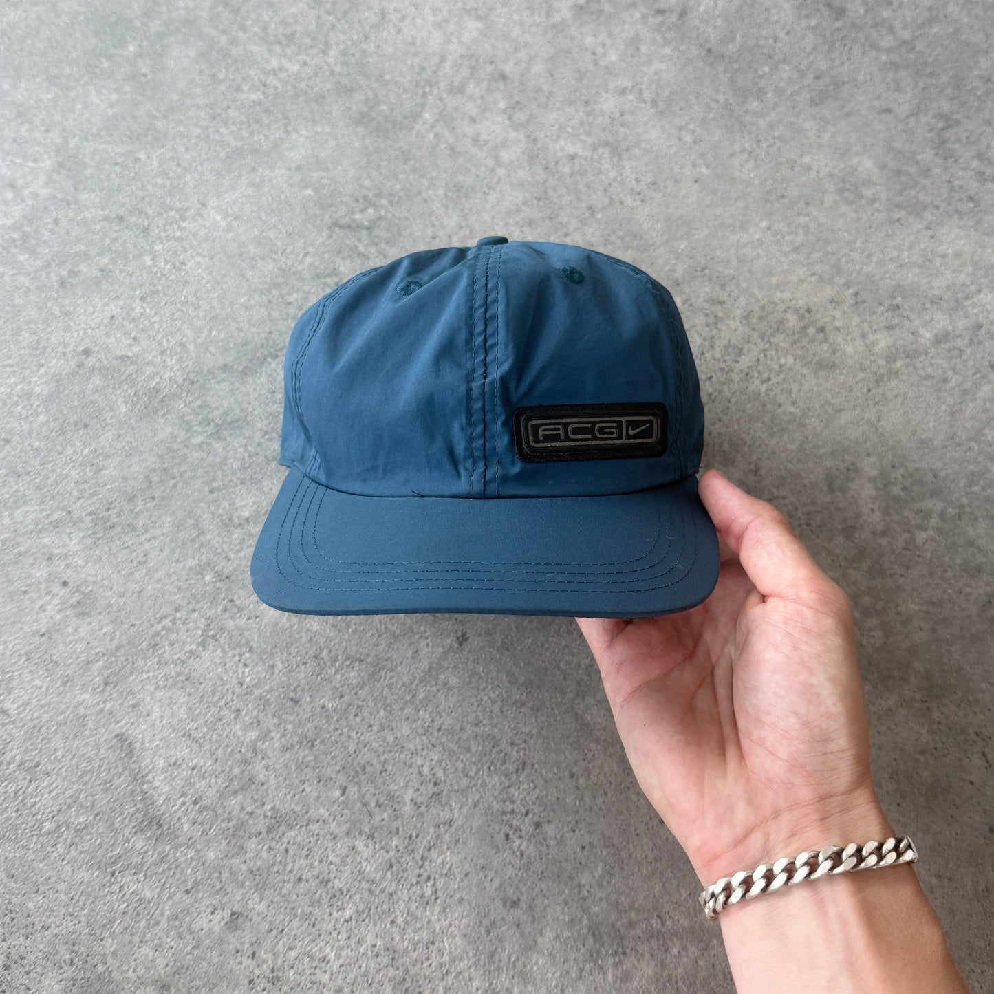 Nike ACG 1990s technical rubber logo cap