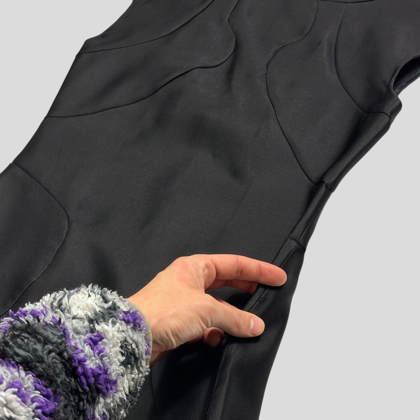 Miu Miu 2008 Silk Technical Panelled Sporty Dress - IT38 (UK8)