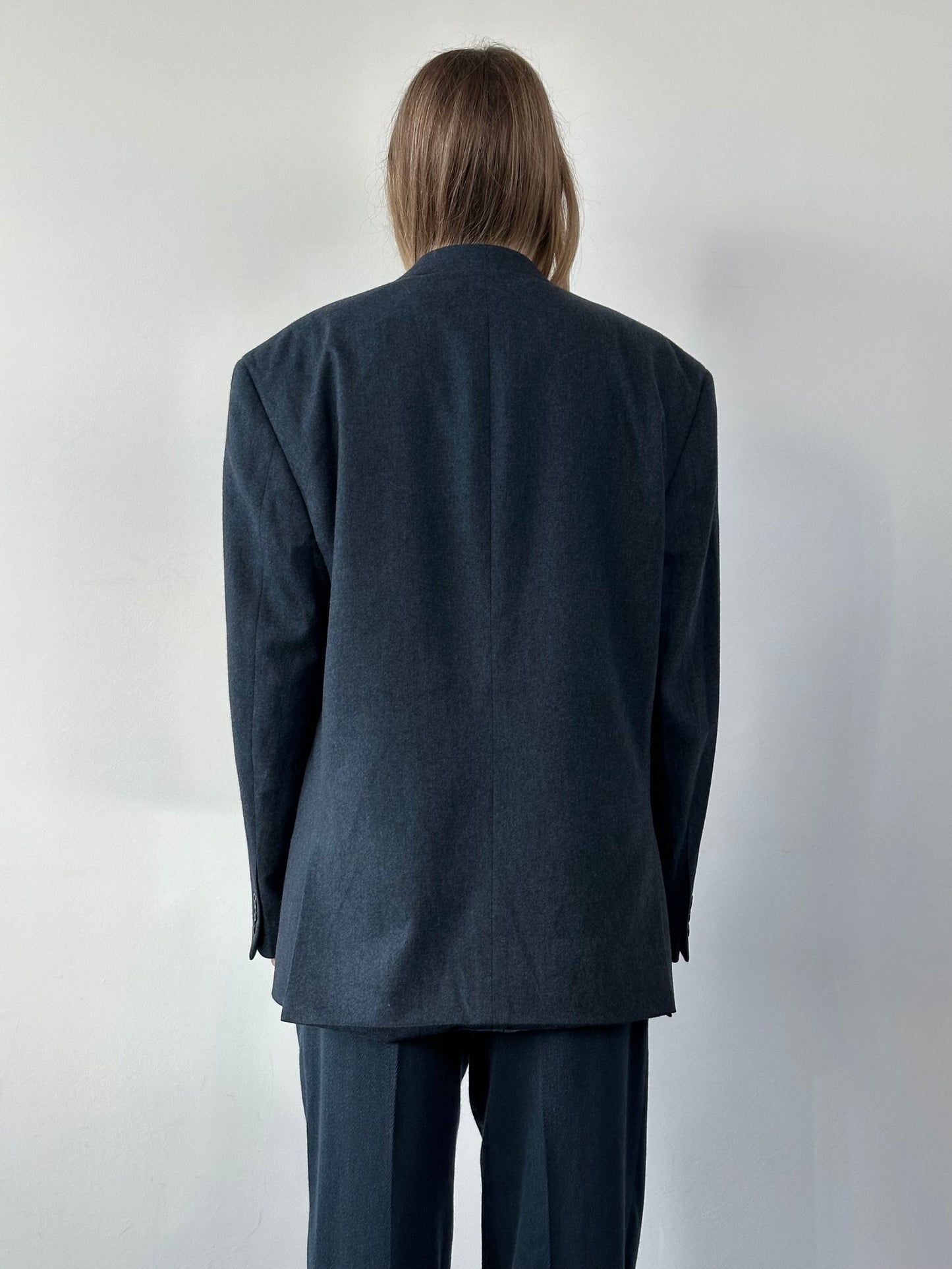 Missoni Brushed Wool Cashmere Single Breasted Blazer - 44R/XL