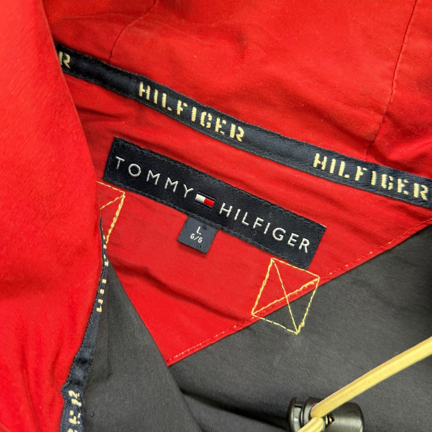 2000's Tommy Hilfiger Asymmetric Cargo Pocket Jacket (L) | Default Title, Multicoloured