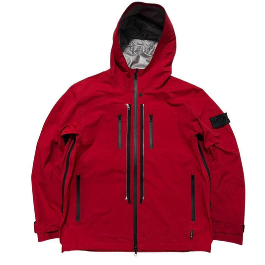Stone Island Shadow Project Gore-Tex Paclite Jacket | XL, Red