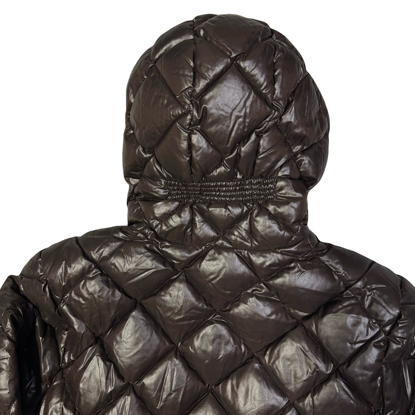 Duvetica Diamond Stitch Puffer Jacket In Brown ( S )