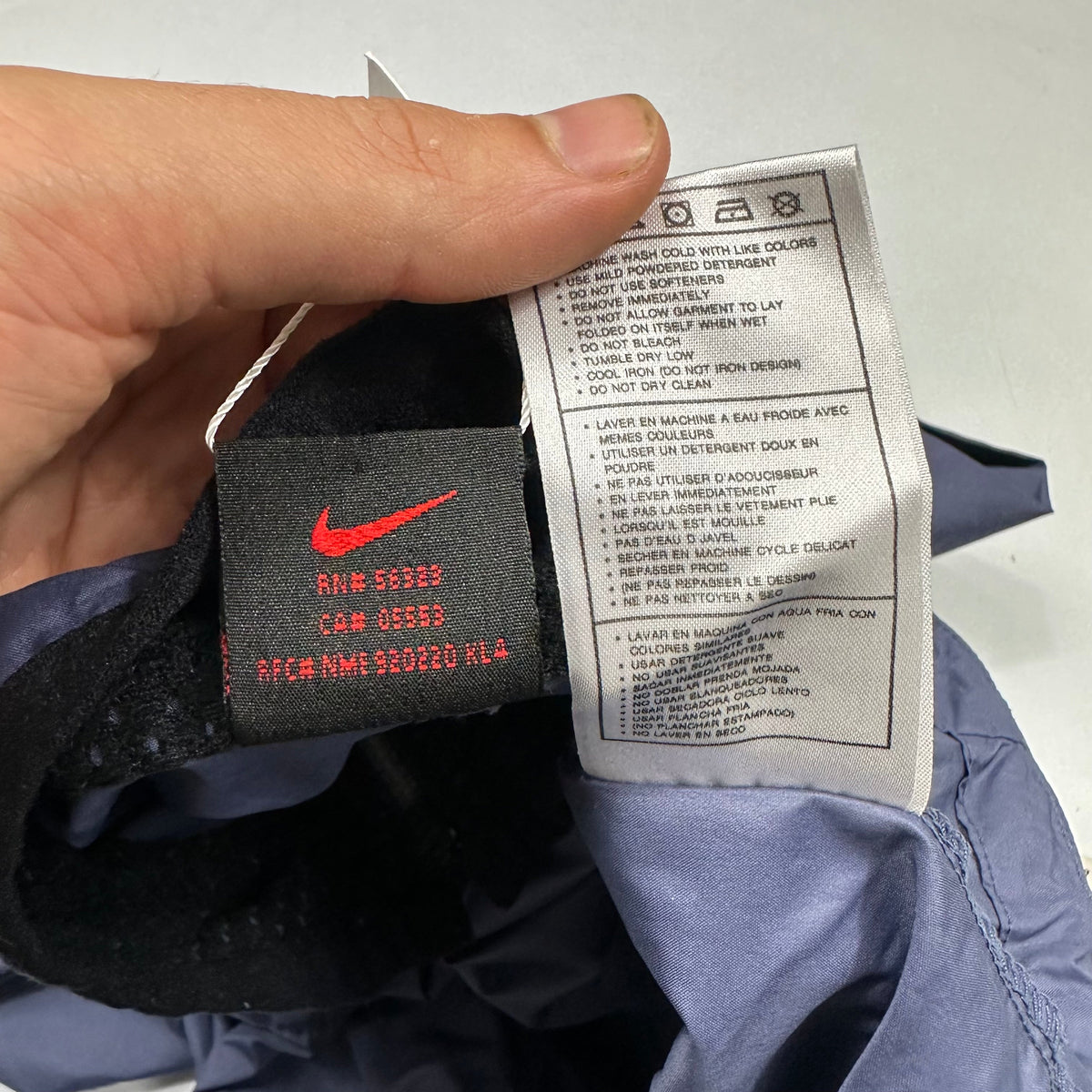 Nike 1999 Packable 3m Nylon Pullover - M | Large, Blue