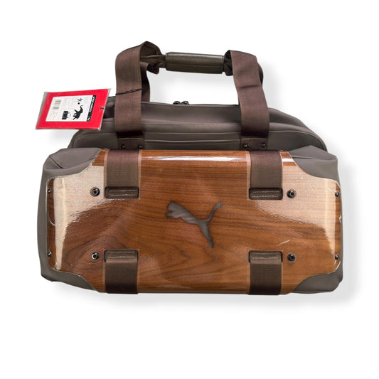 2000's Puma Urban Mobility Wood Panel Cargo Bag | O/S, Brown