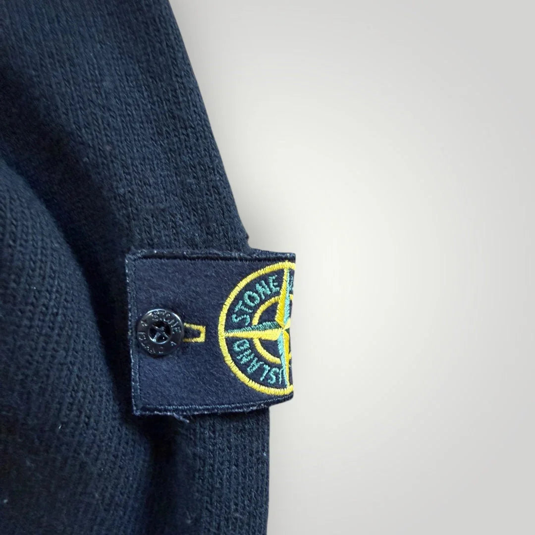 Stone Island AW/07 Quarter Zip Button Down Knit M