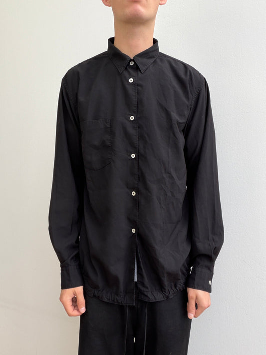 Comme Des Garçon Homme Deux Drawstring Shirt | O/S, Black