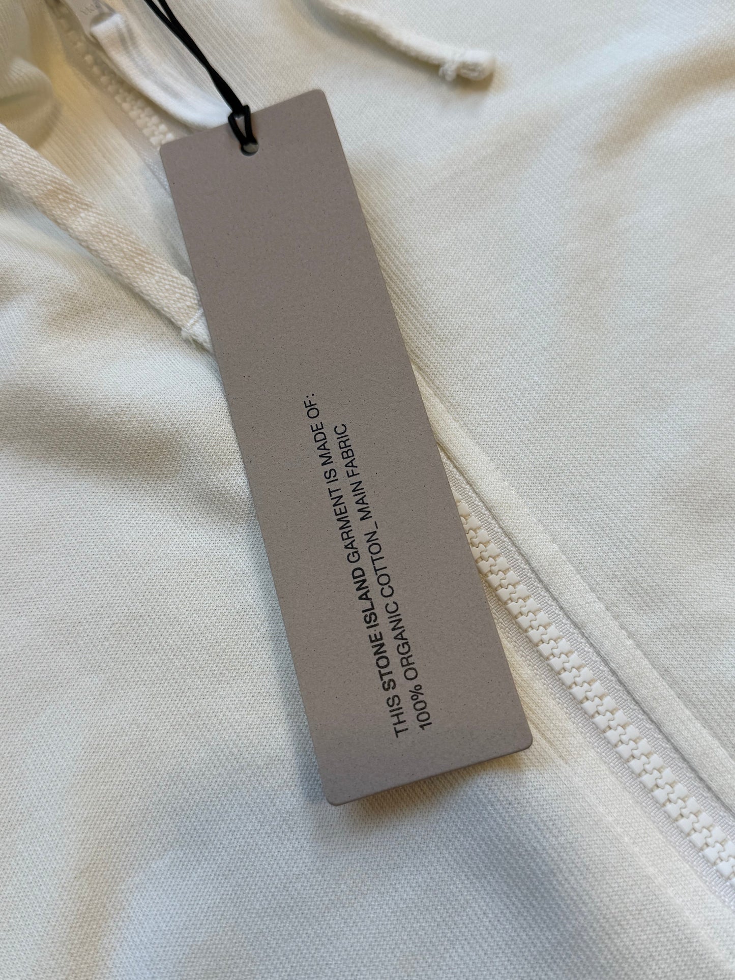 Stone Island SS/24 Ghost Organic Cotton Zip Up Hoodie L BNWT