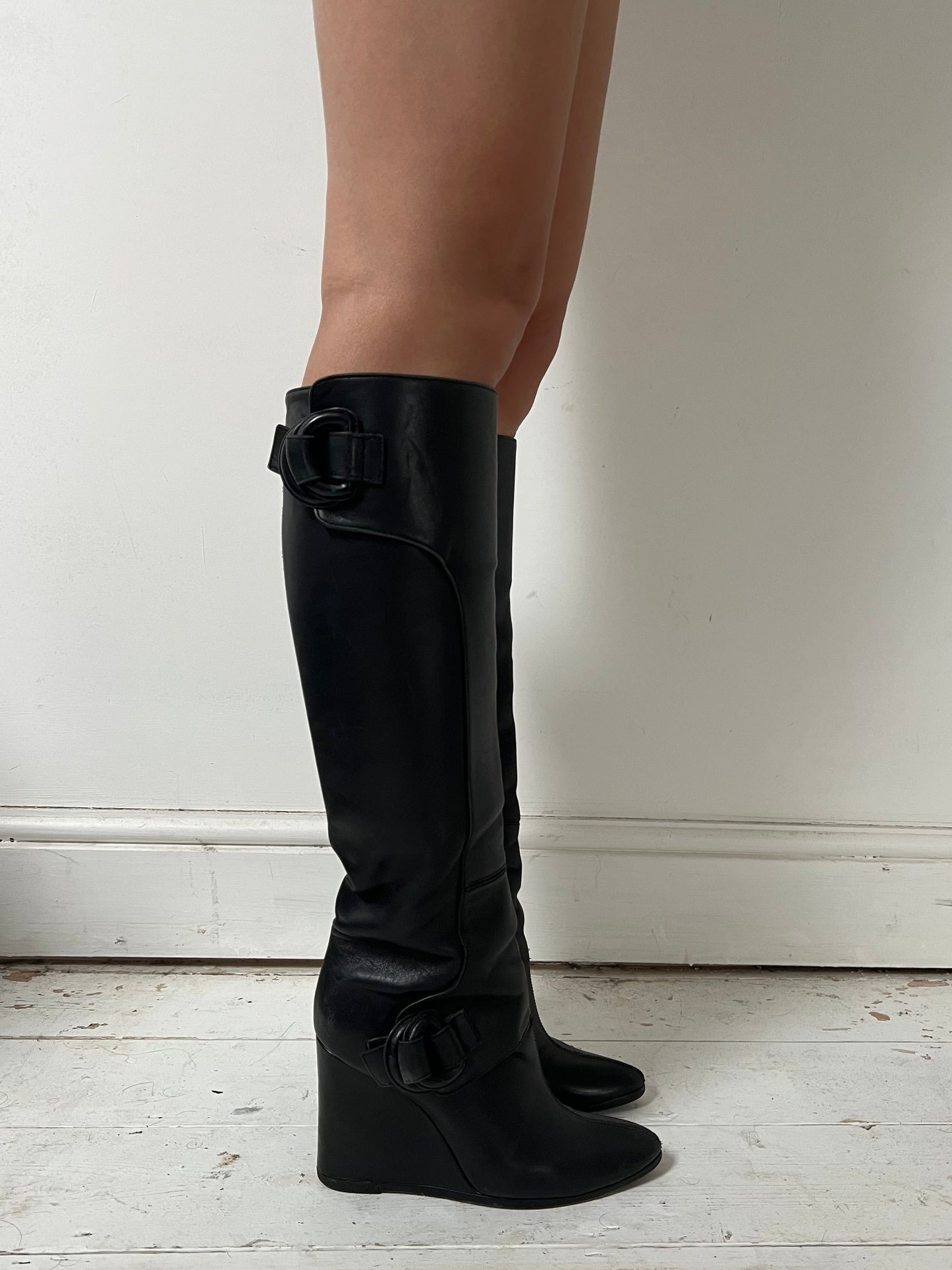 BALENCIAGA PLATFORM SHOES (EU 37) | DEFAULT TITLE, Black