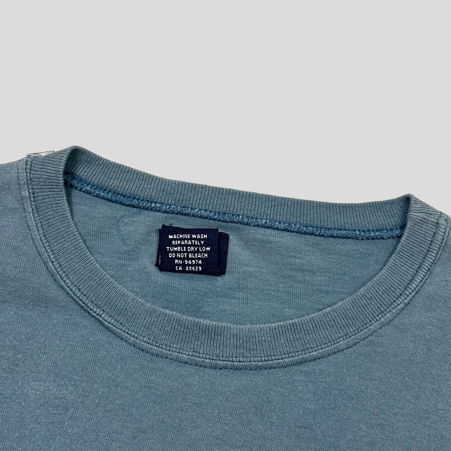 Stussy 90’s Embroidered Stock Logo Striped LS - S/M