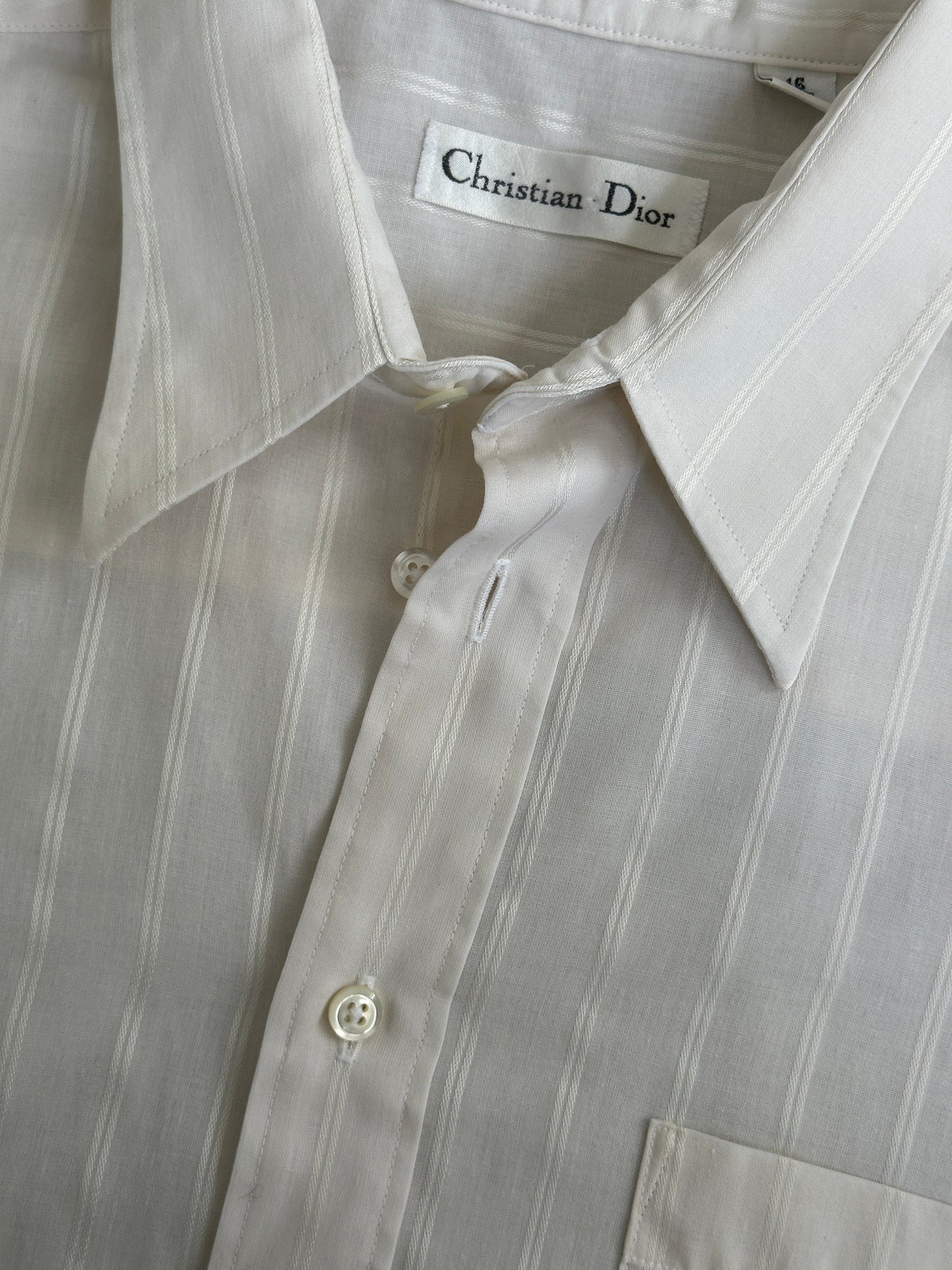 Christian Dior 1990s Cotton Short Sleeve Shirt - S