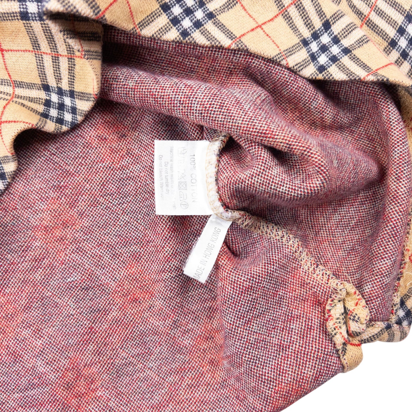 Vintage Burberry Nova Check Polo Jumper Womens Size M