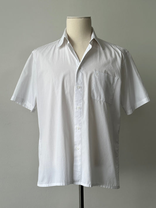 Yves Saint Laurent Pour Homme 2000s Cotton Short Sleeve Shirt - L