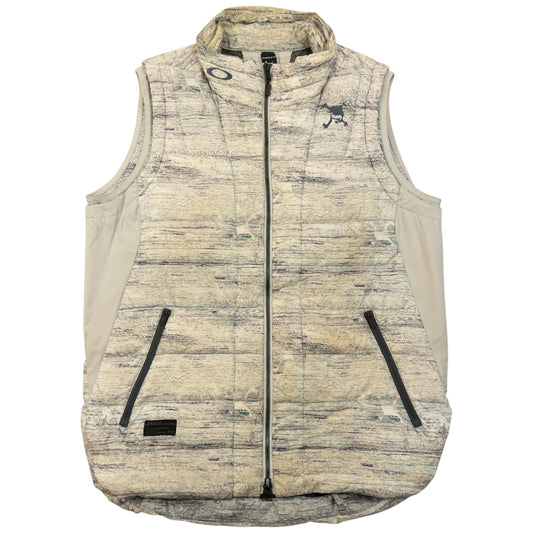 Vintage Oakley Padded Zip Up Gilet Size S | Medium, Red