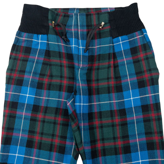 Vintage 2000s Gucci Checkered Wool Trousers Size M | Medium, Red