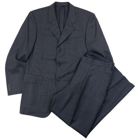 Vintage 90s Yohji Yamamoto D'Urban A.A.R Jacket & Trousers Suit Set Size S | Small, Grey