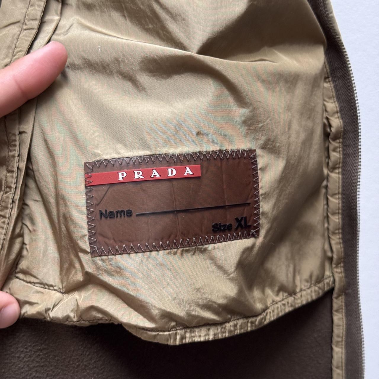 Prada Sport Fleece Hooded Jacket (XL) | Extra Large, Green