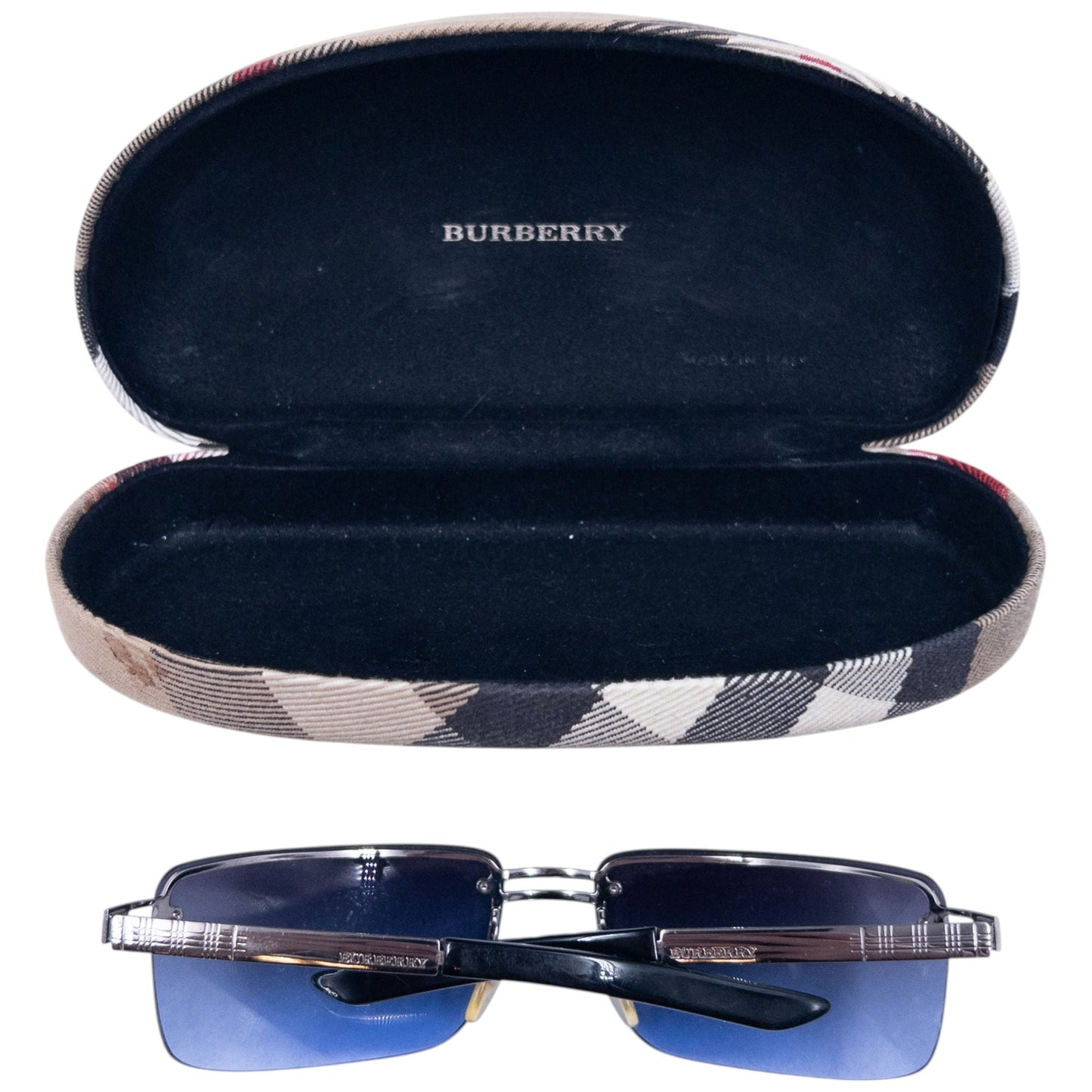 Vintage Burberry Rimless Sunglasses