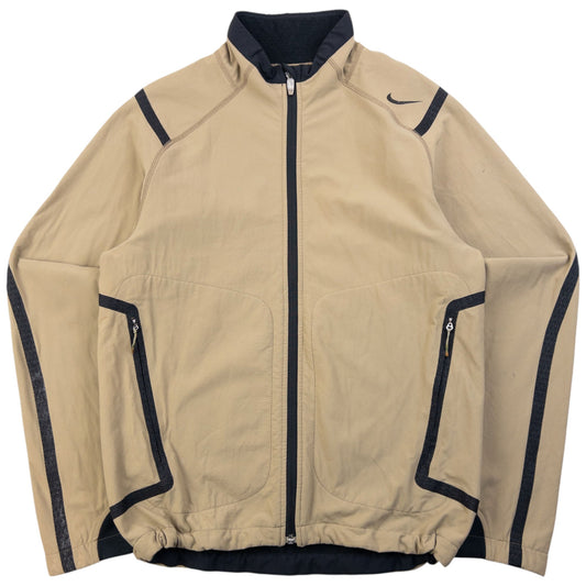 Vintage 2000s Nike Waterproof Zip Up Jacket Size S | Small, Beige