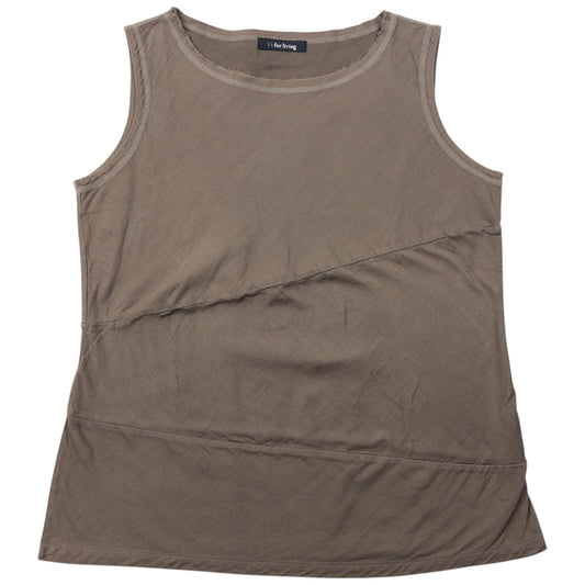 Vintage 90s Yohji Yamamoto Sleeveless Vest Top Womens Size M