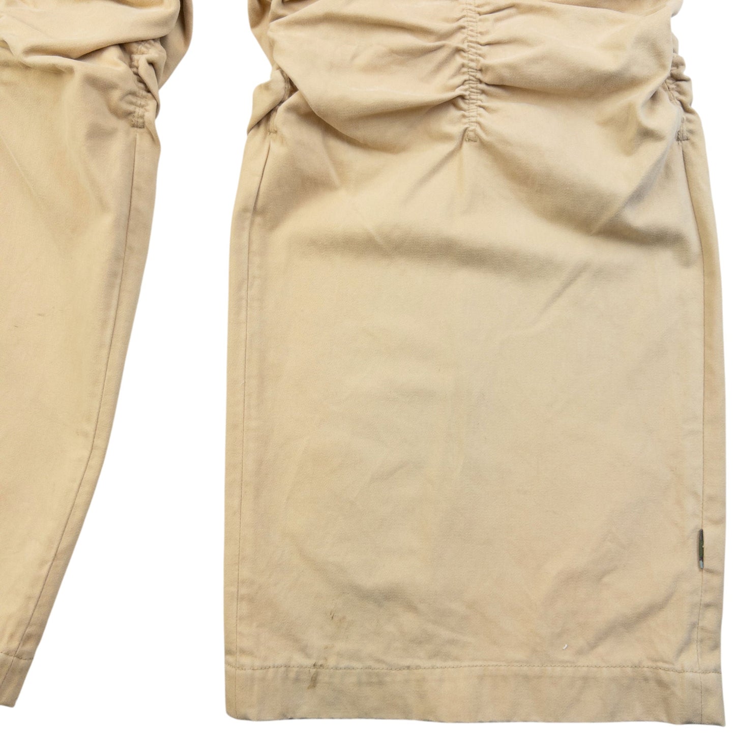 Vintage Maharishi Ruched Wide Leg Trousers Size W29 | W29, Beige