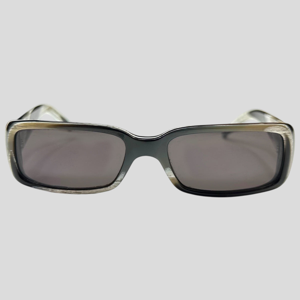 Gucci by Tom Ford 00’s Zebra Print GG Logo Square Sunglasses | O/S, Black