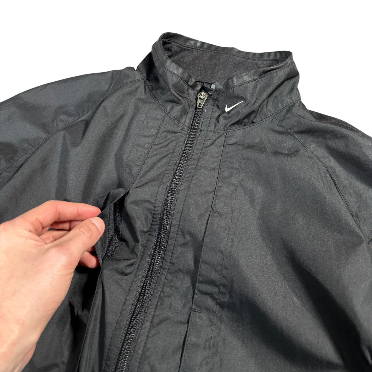 Nike 00’s Laser Cut Ventilated Stash Pocket Jacket M | Medium, Black