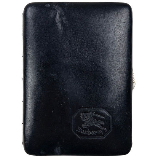 Vintage 90s Burberry Leather Cigarette Case