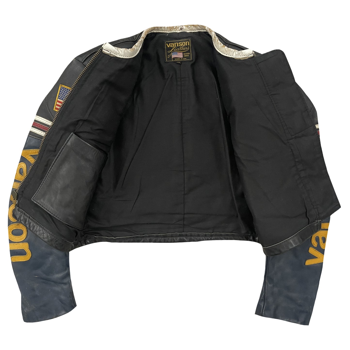 Vanson Leathers One Star Motorcycle Racer Jacket - S | Small, Red