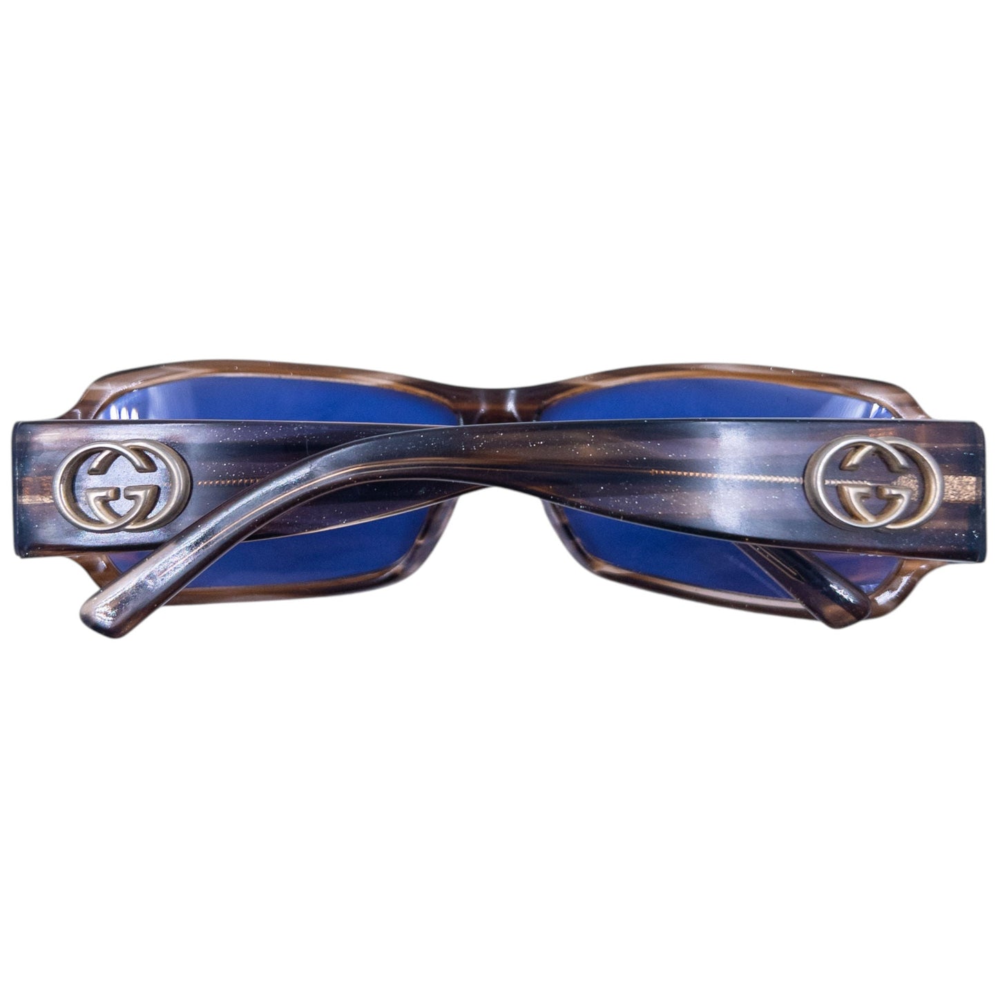 Vintage 2000s Gucci Striped Sunglasses