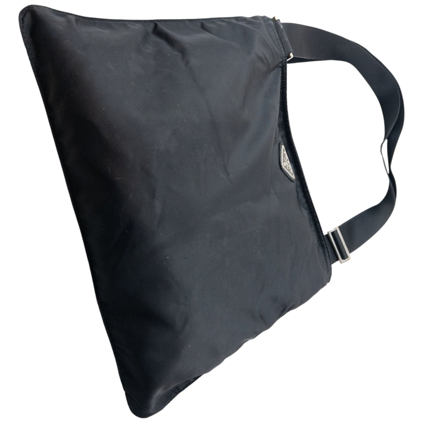 Vintage 2000s Prada Crossbody Bag | O/S, Black