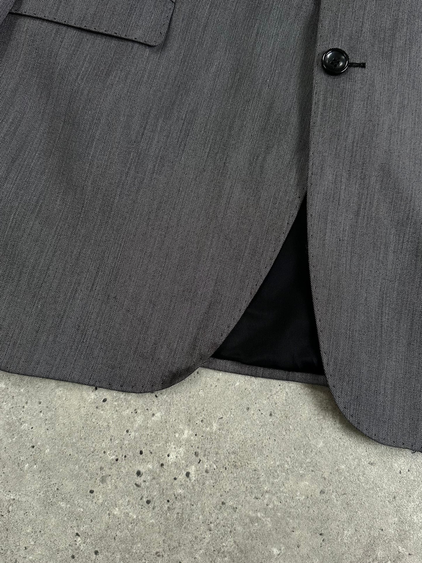 Doremen x Loro Piana 1990s Wool Single Breasted Blazer - 46R/XXL